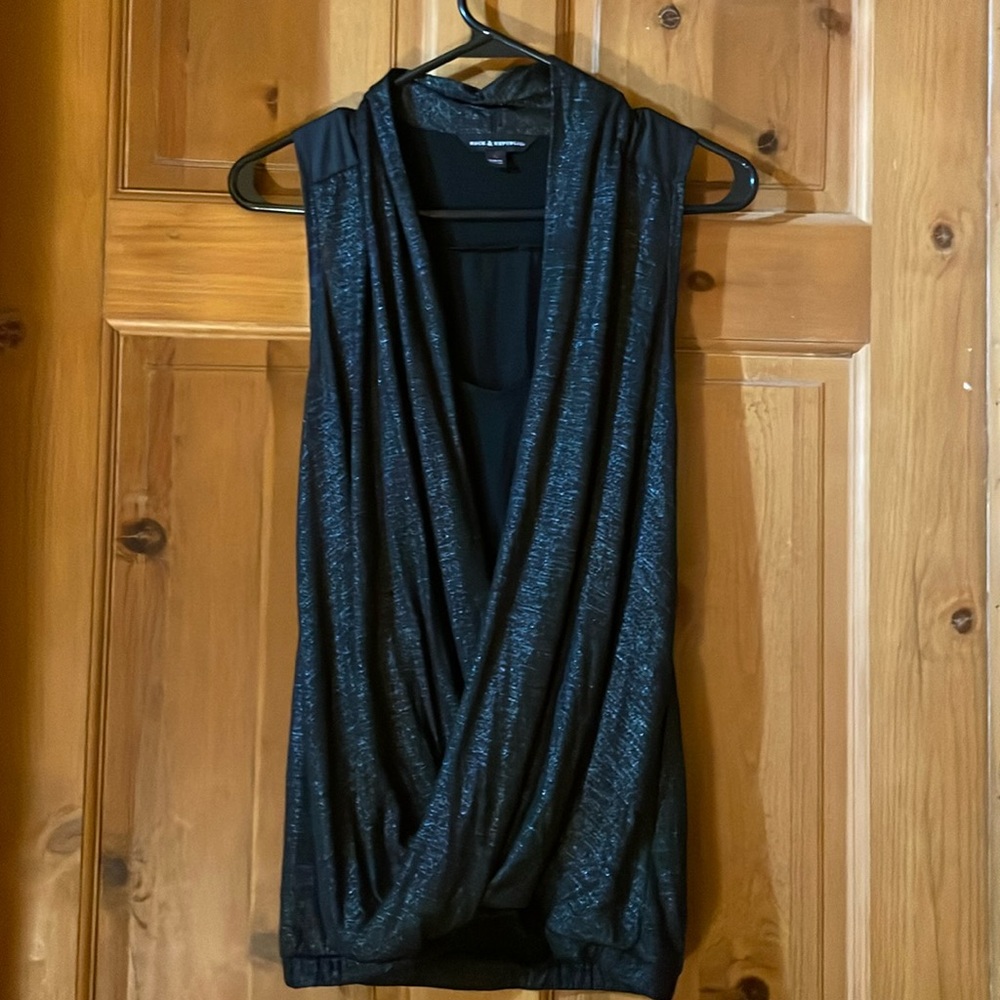 Size Small Rock Revival sparkly cross crossing dress tank EUC